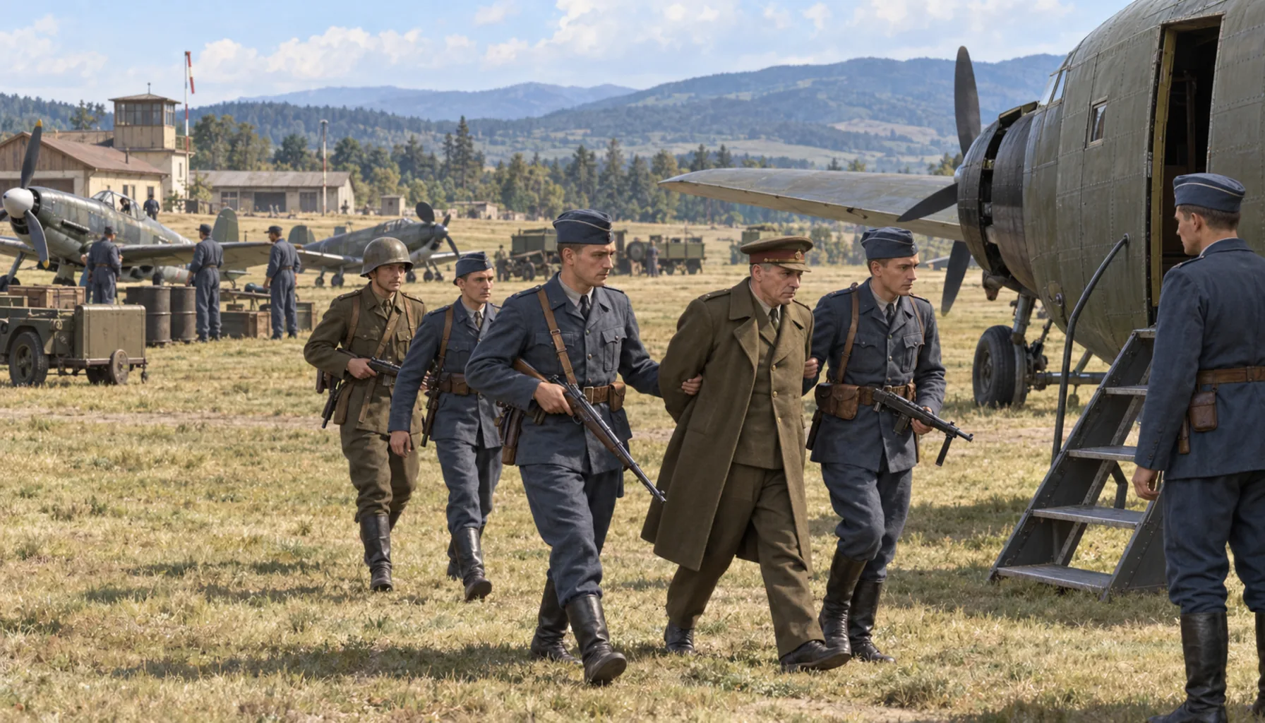 The airfield of the Uprising