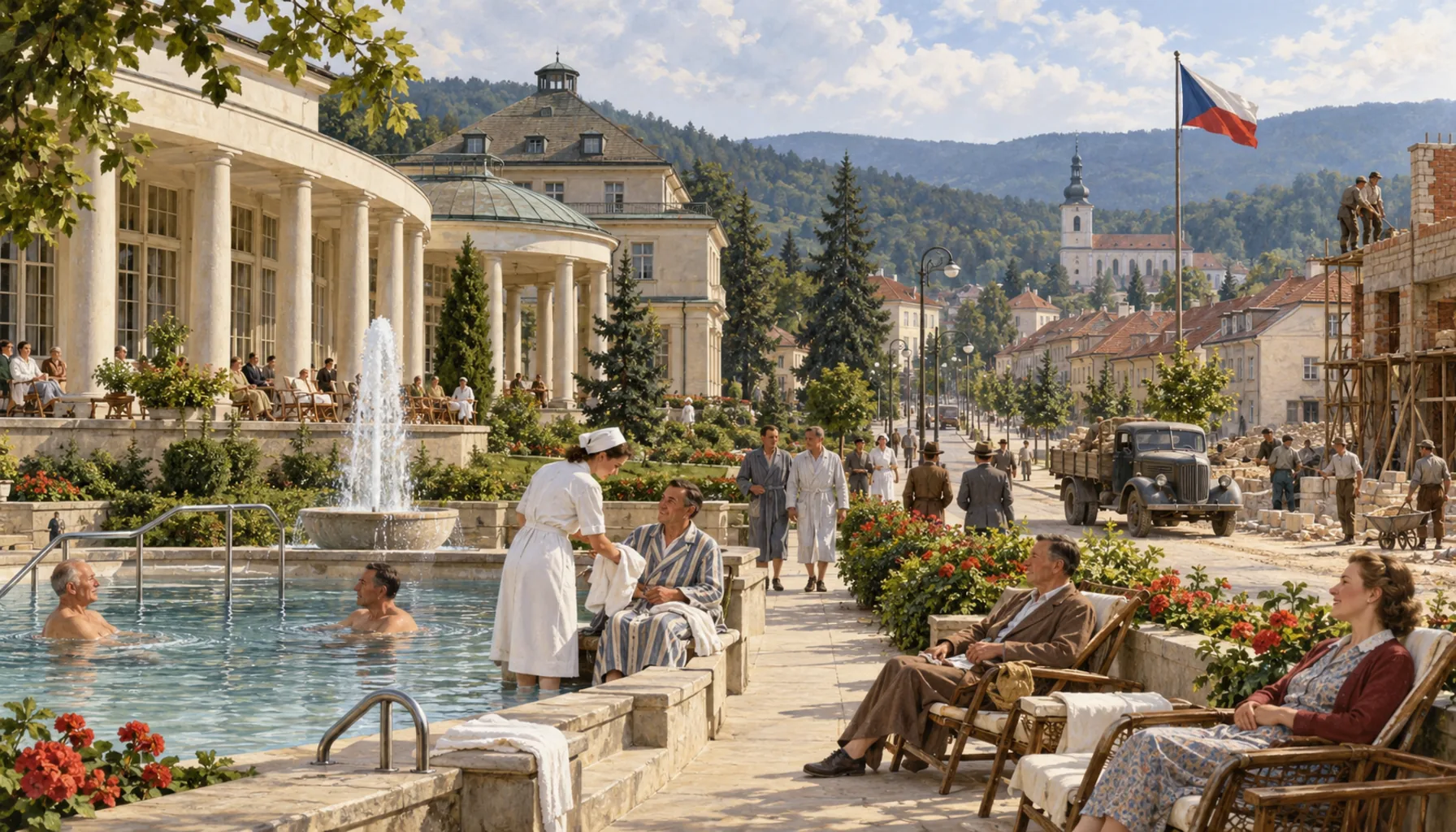 A heart spa, and a new town