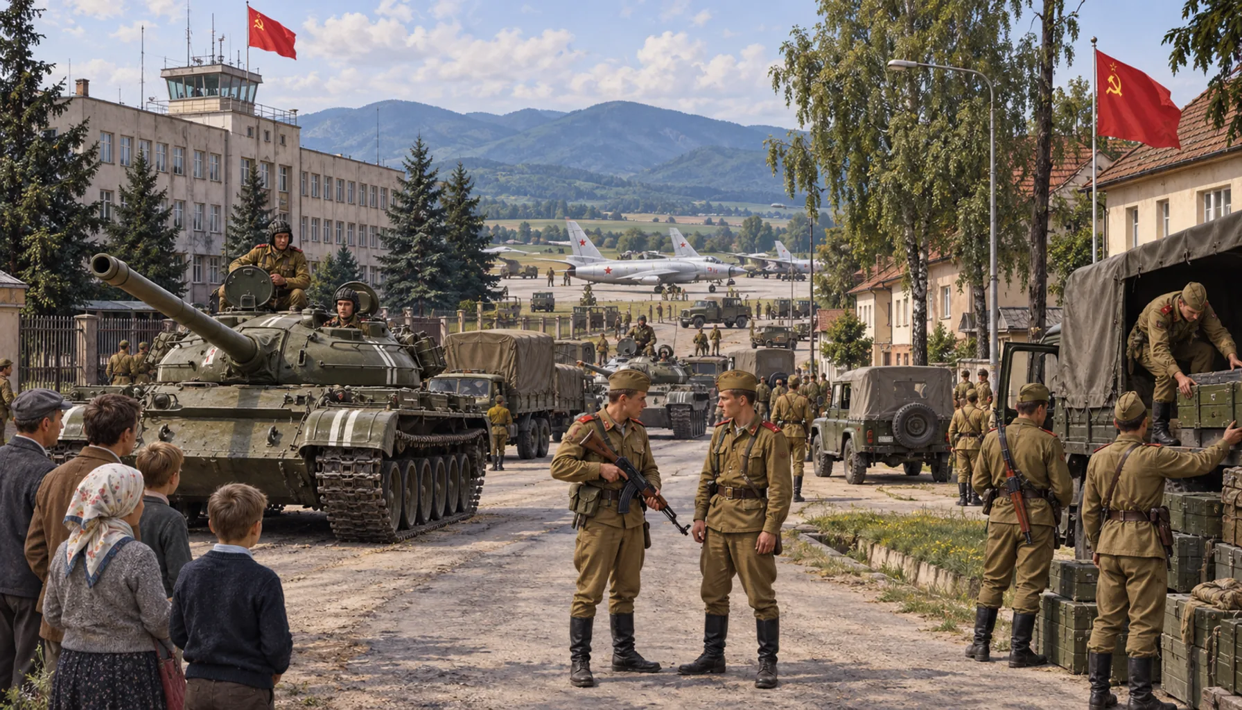 A Soviet garrison on the doorstep