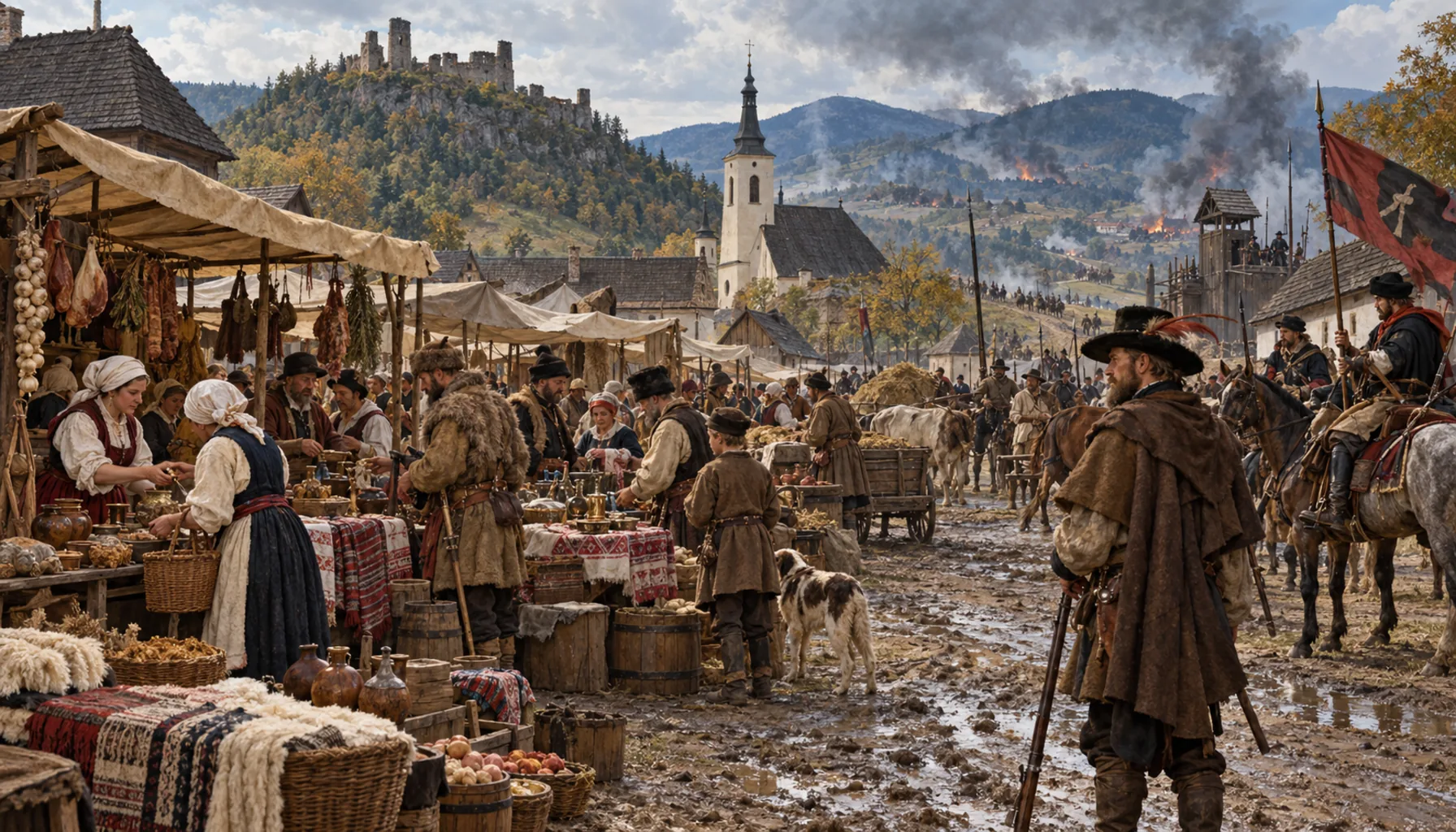 Market rights in the middle of a war