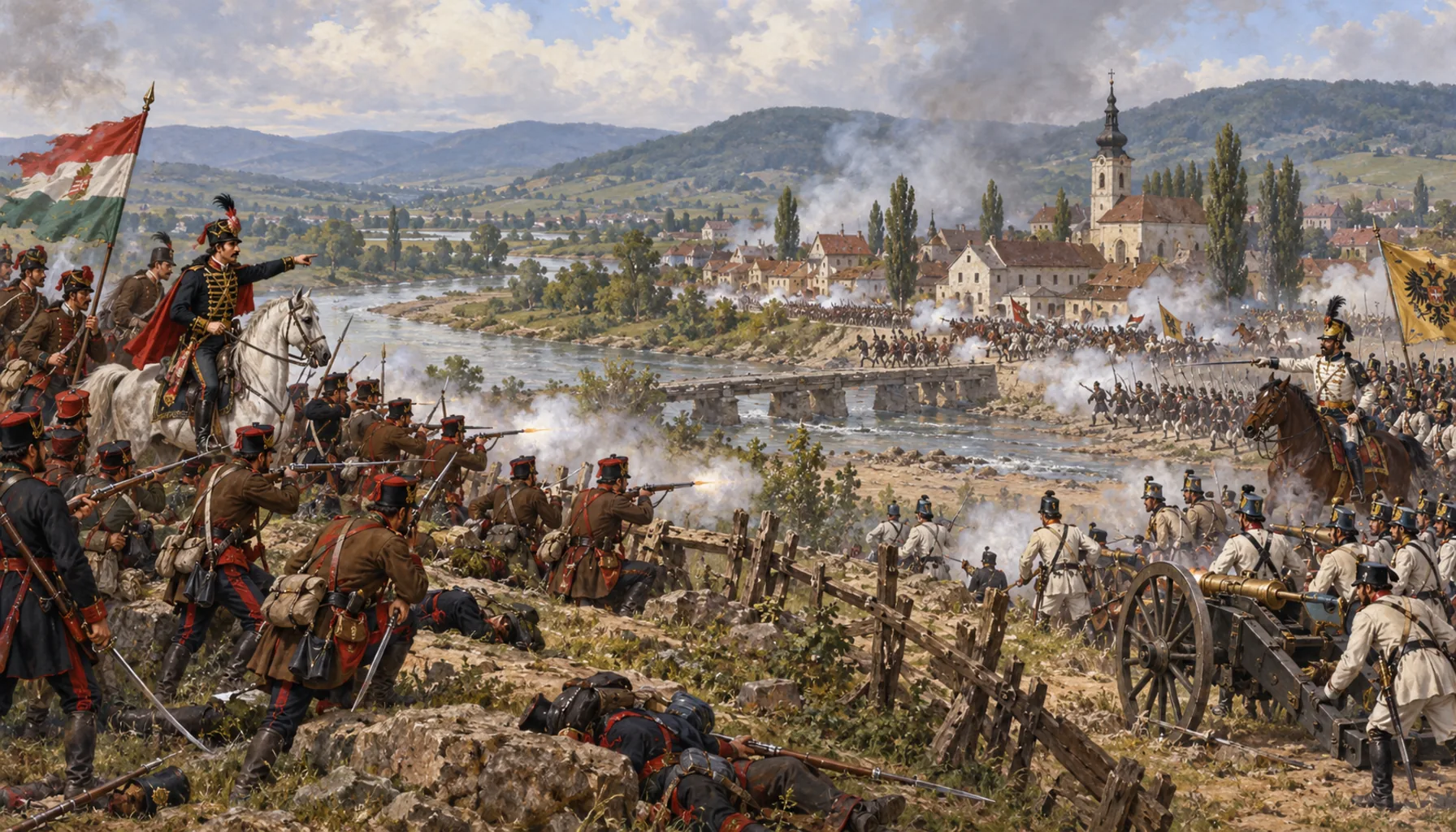 A battle on the Slaná