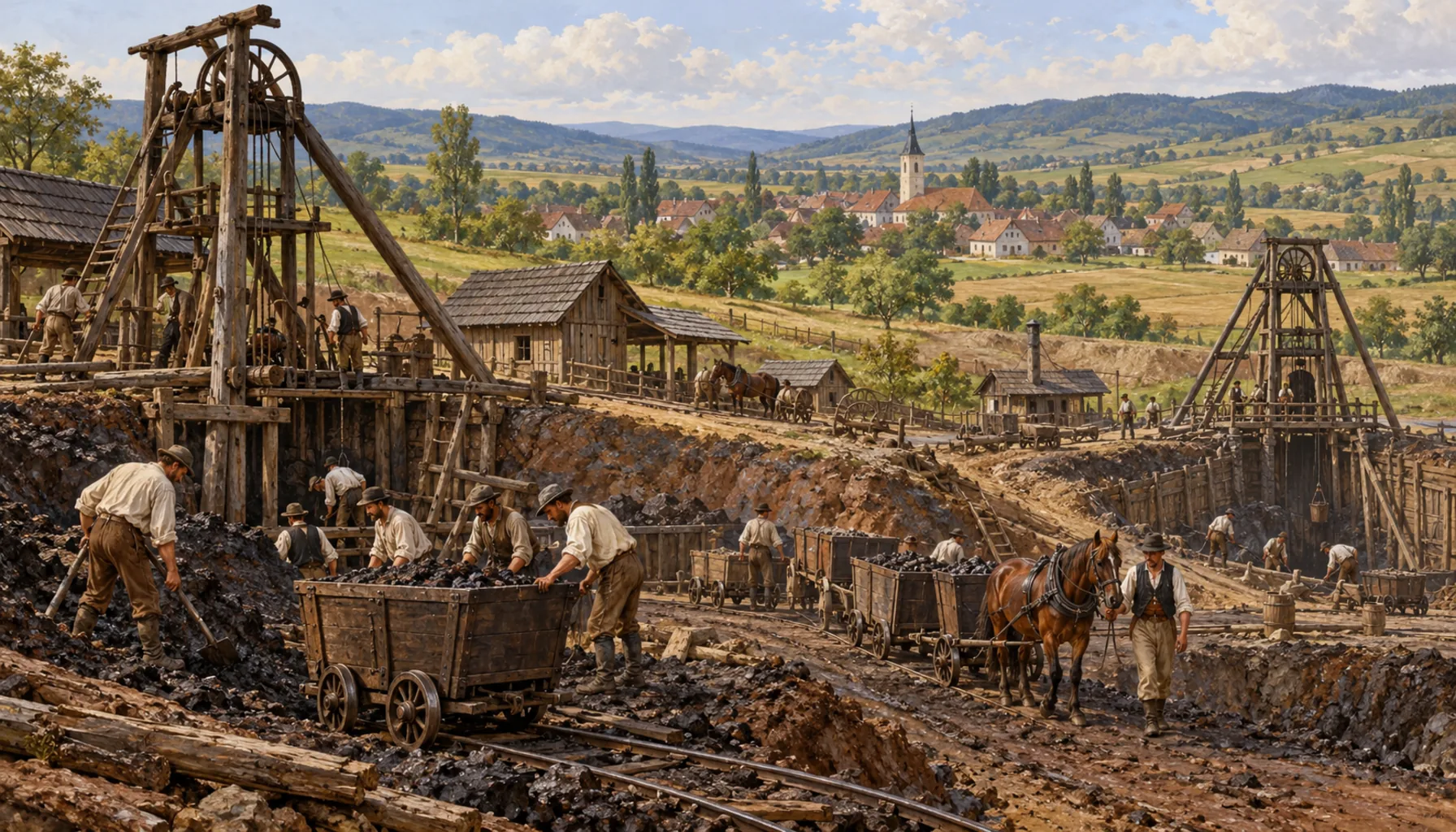 The first pits