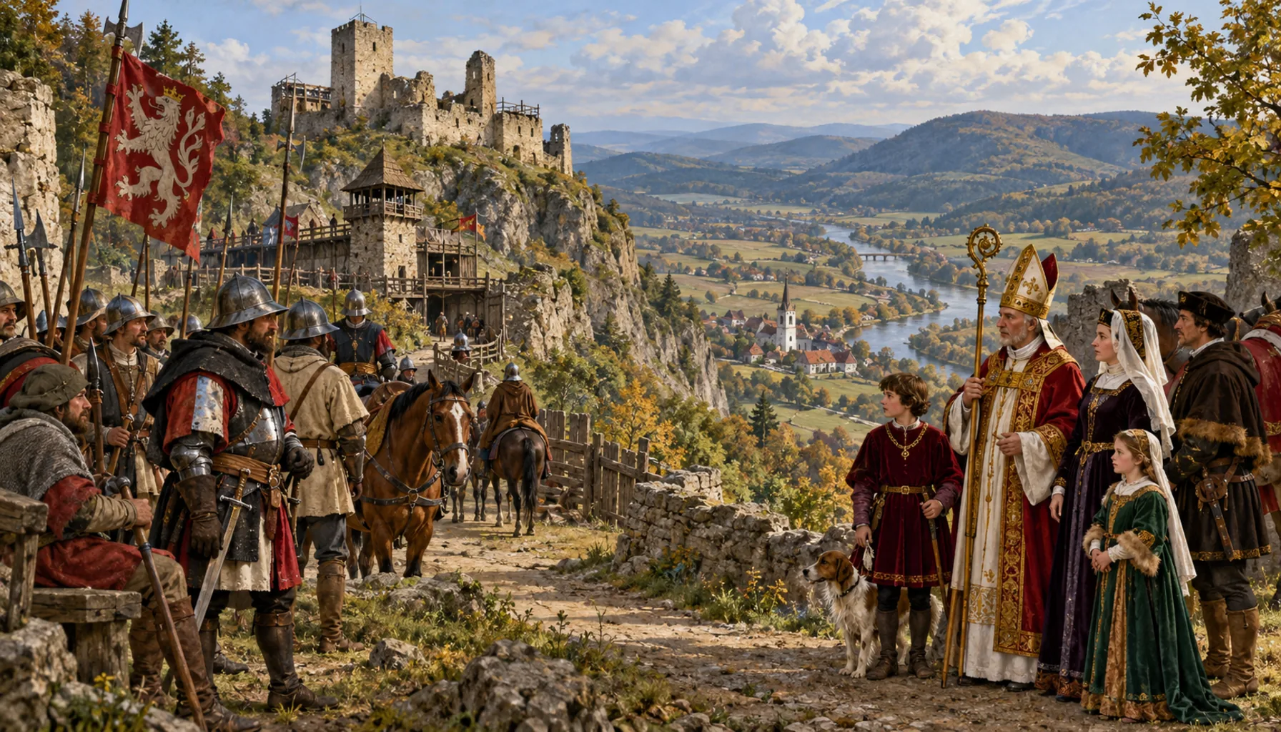 Jiskra's men, then a bishop's family