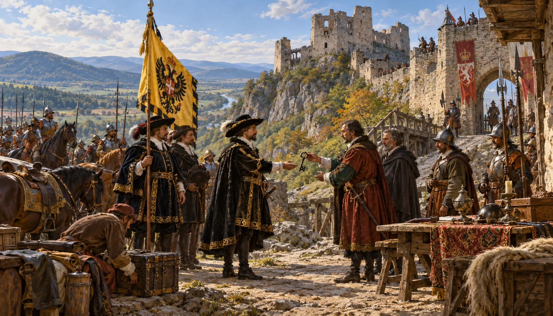 The mining chamber takes the castle