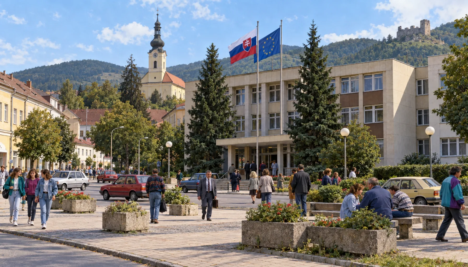 A district town of its own