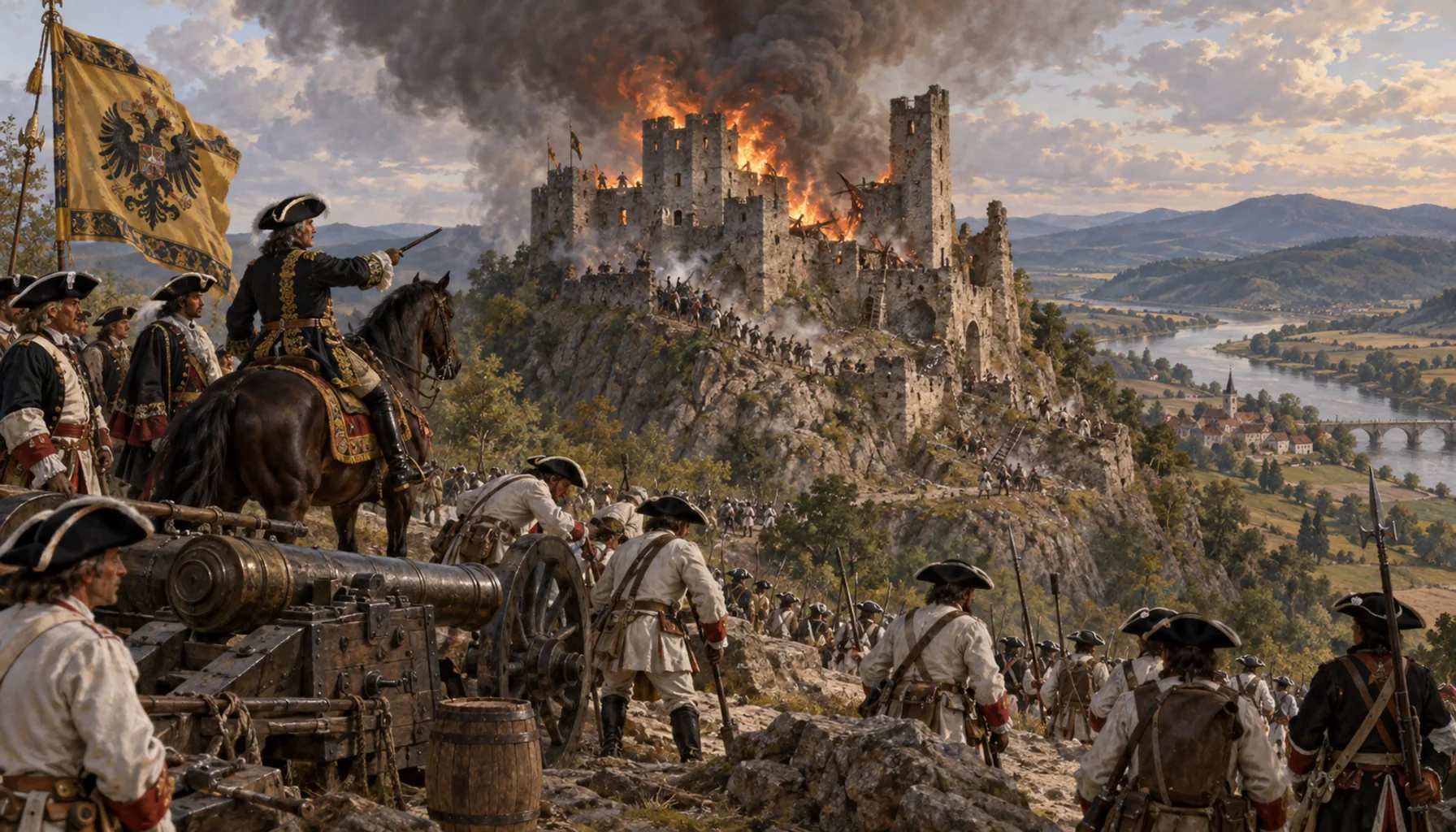 Who really burned the castle