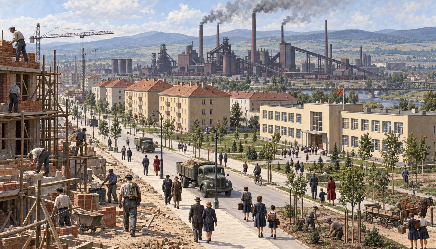 The town the plant built