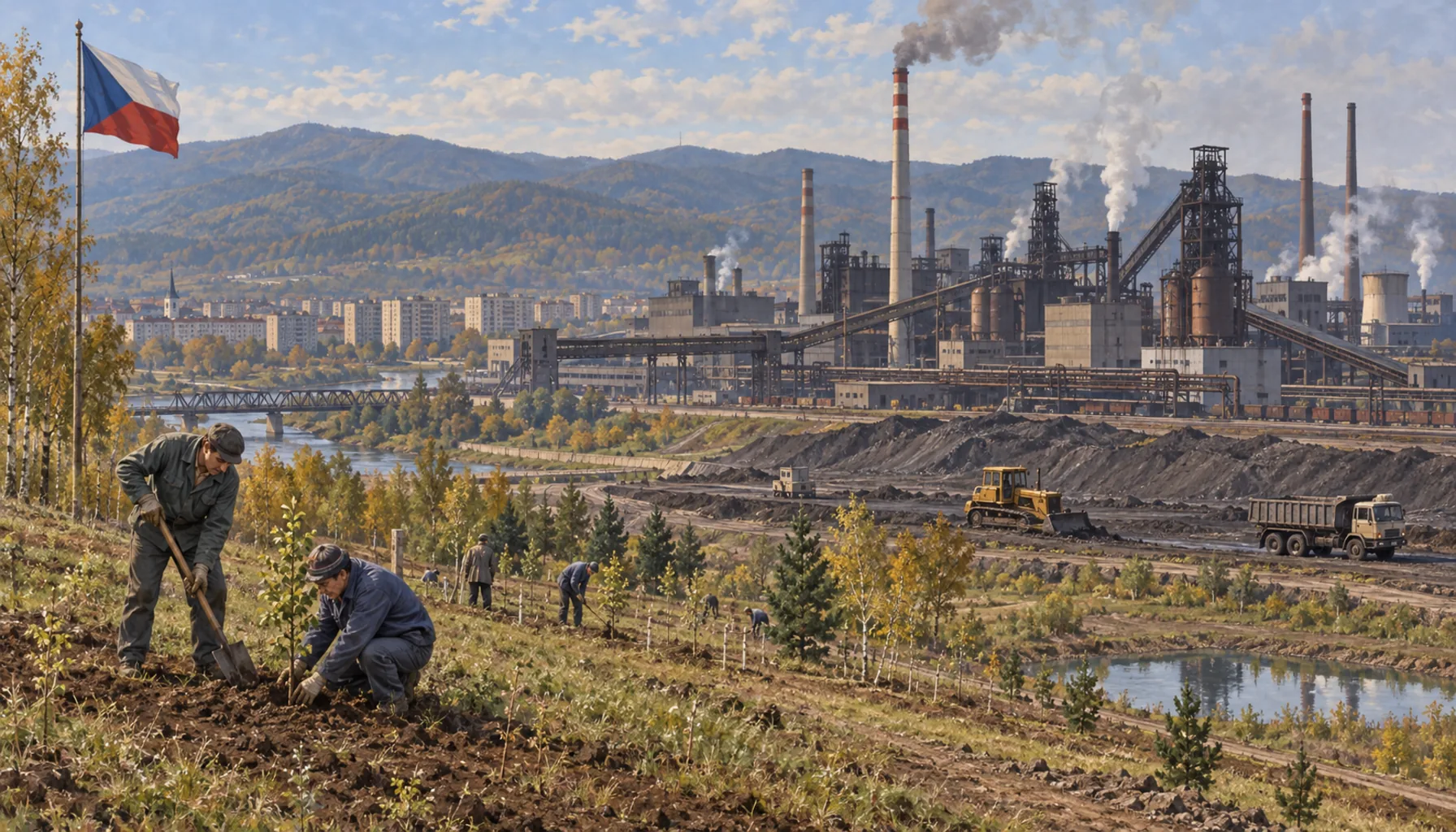 New technology, recovering soil