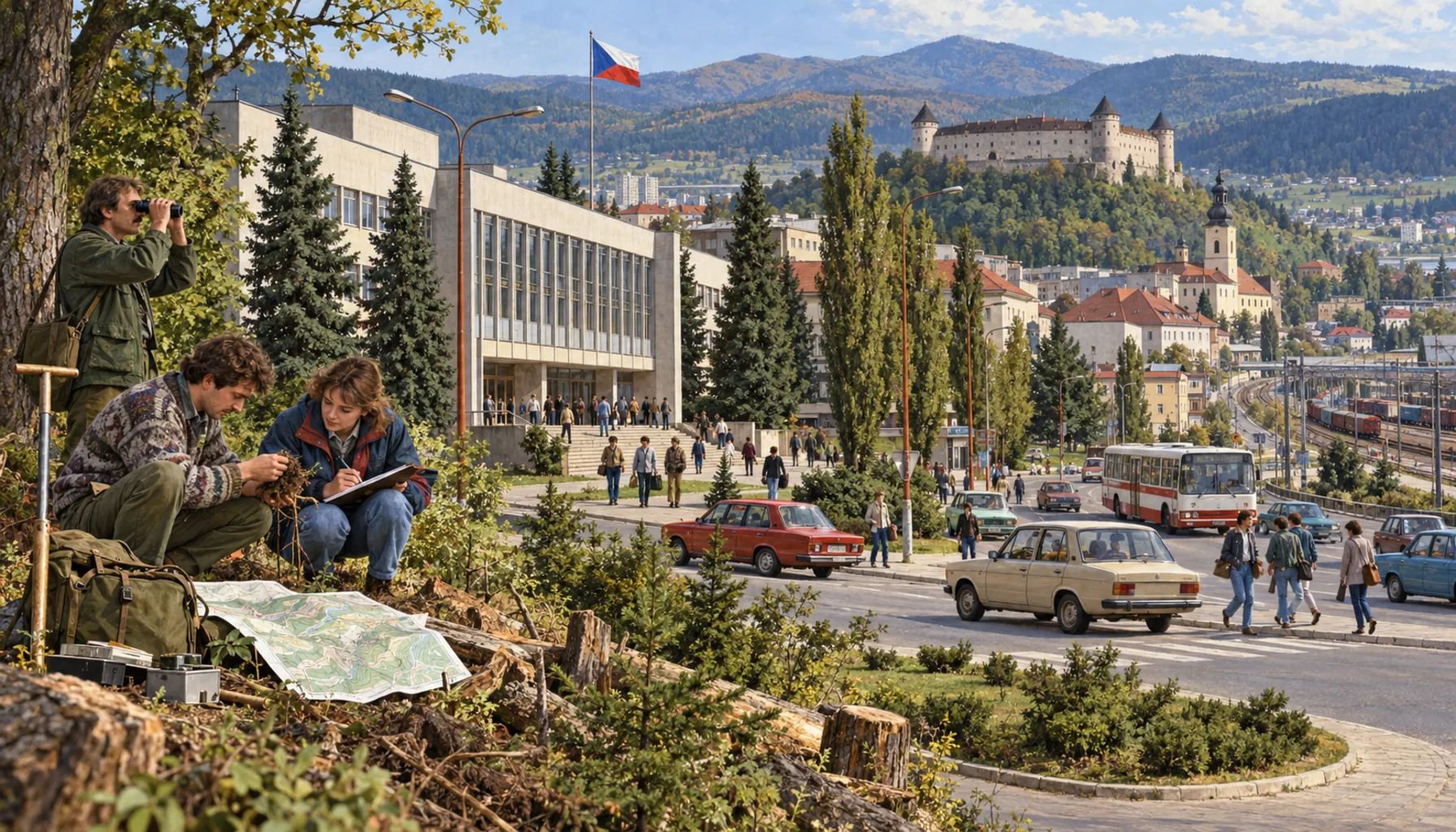 The forestry capital, and the crossroads