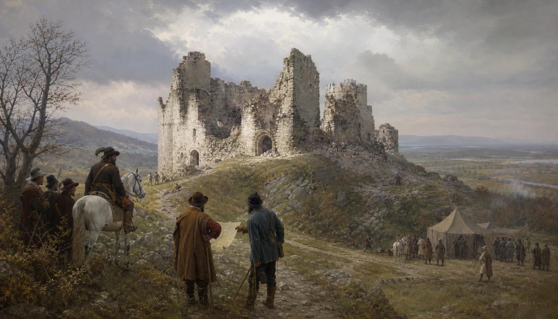 Who really wrecked the castle