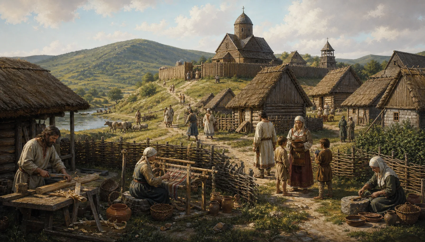 A settlement before the kingdom