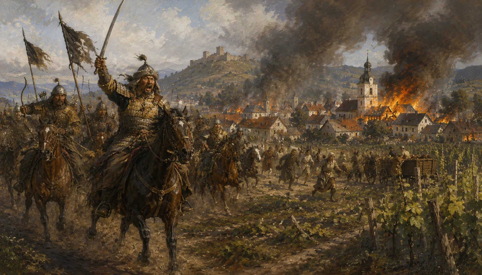The invasion that built the castle