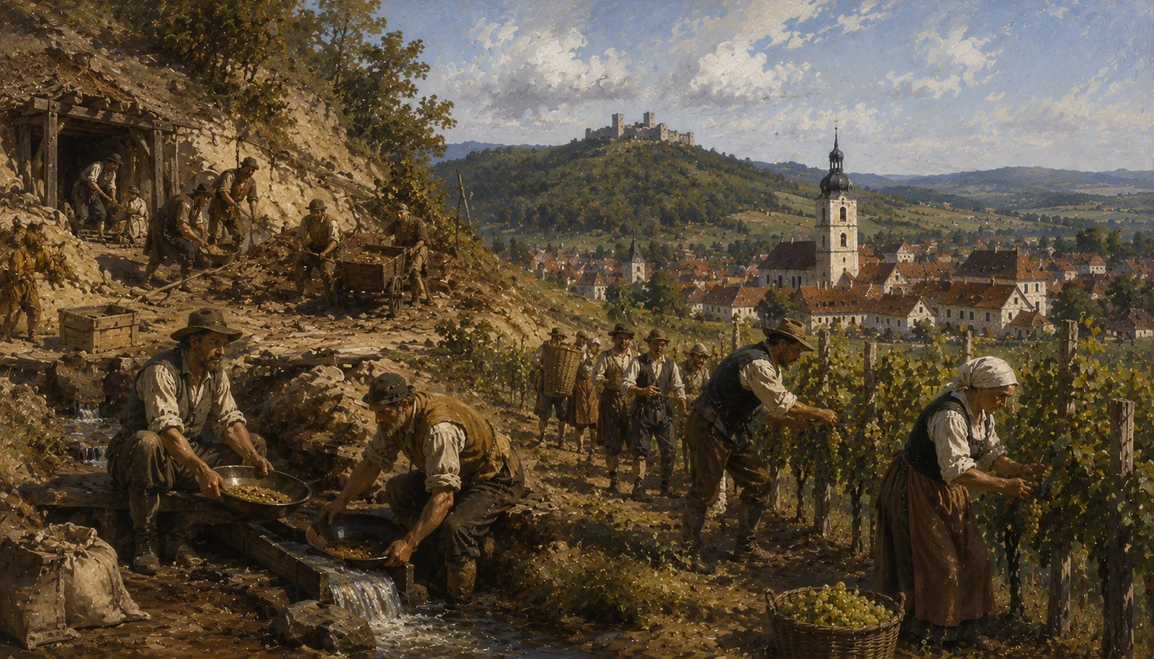 Gold, vines and German settlers