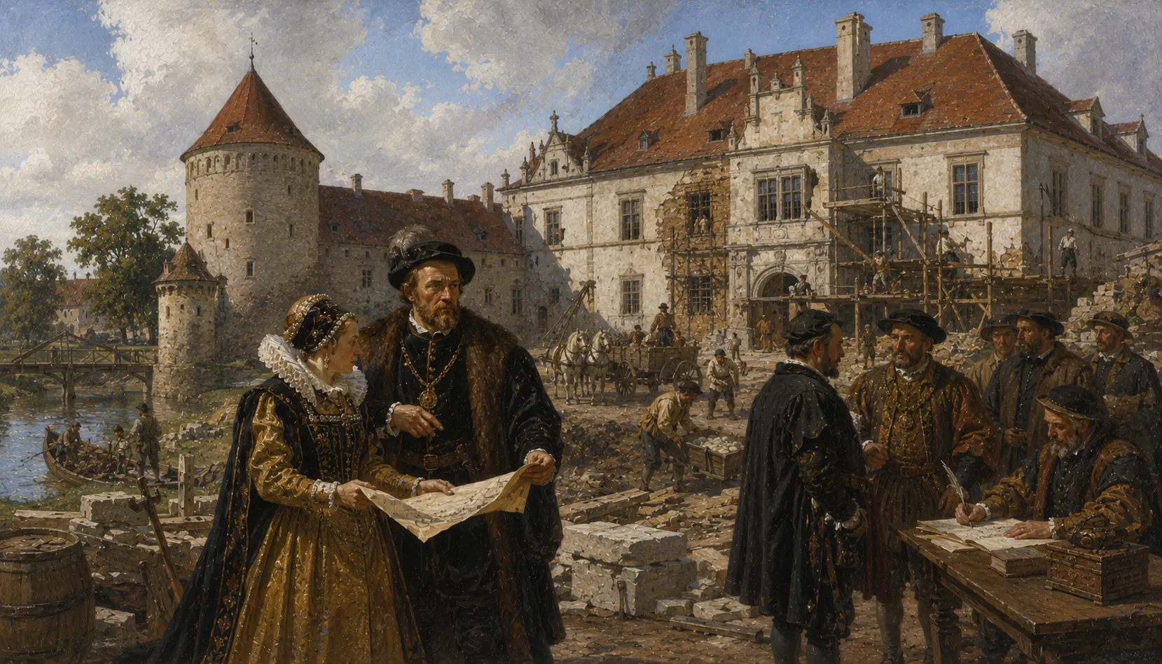 From a lord's town to a king's town