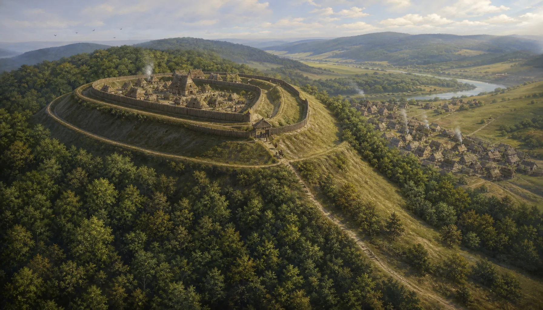 The fort on the spur