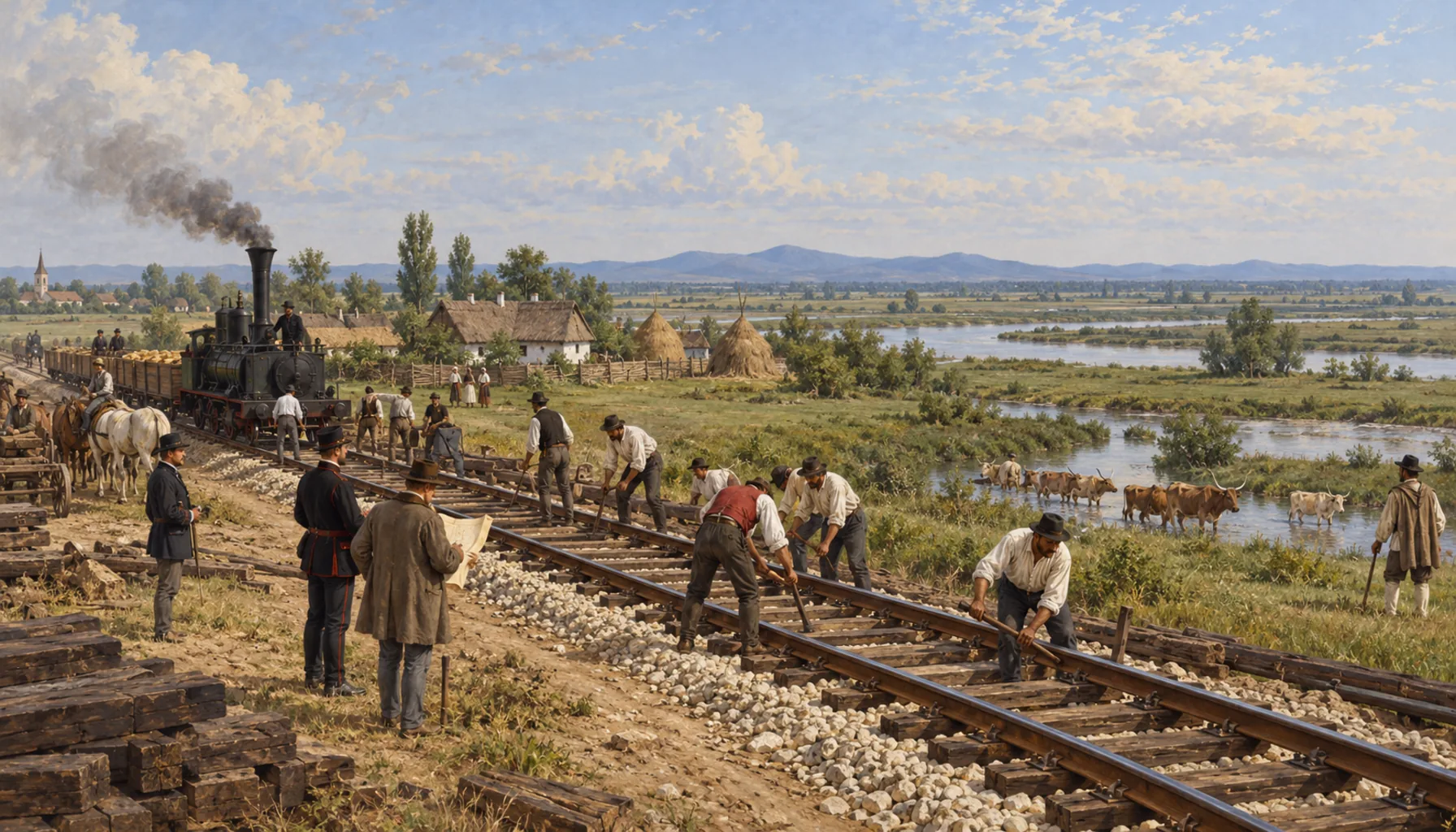 A line east to Csap