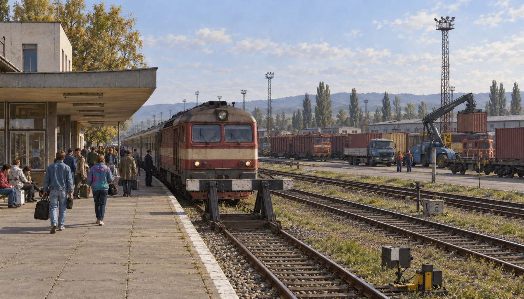 A terminus, and a corridor