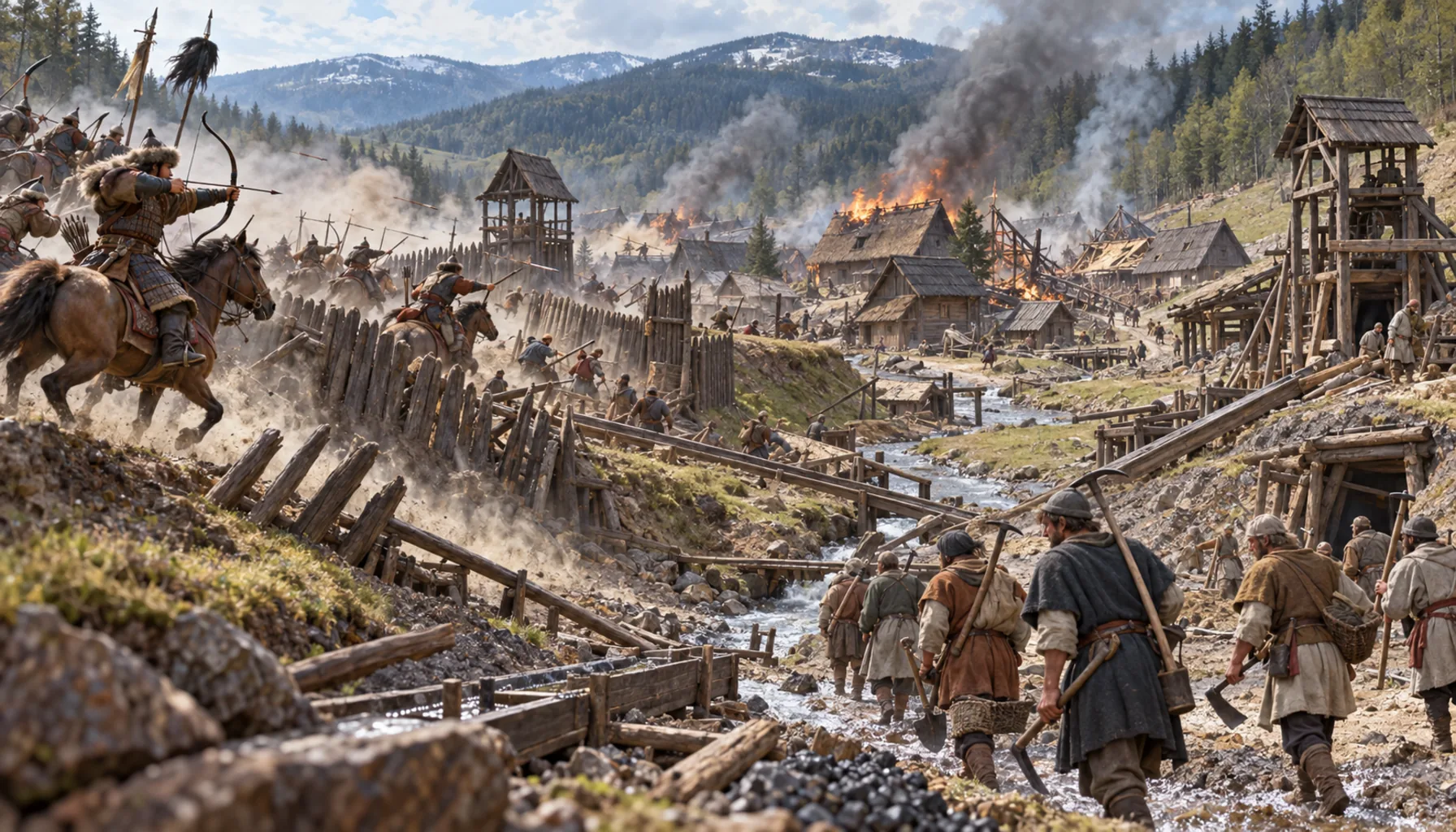 The Mongols, and the miners who came afterwards