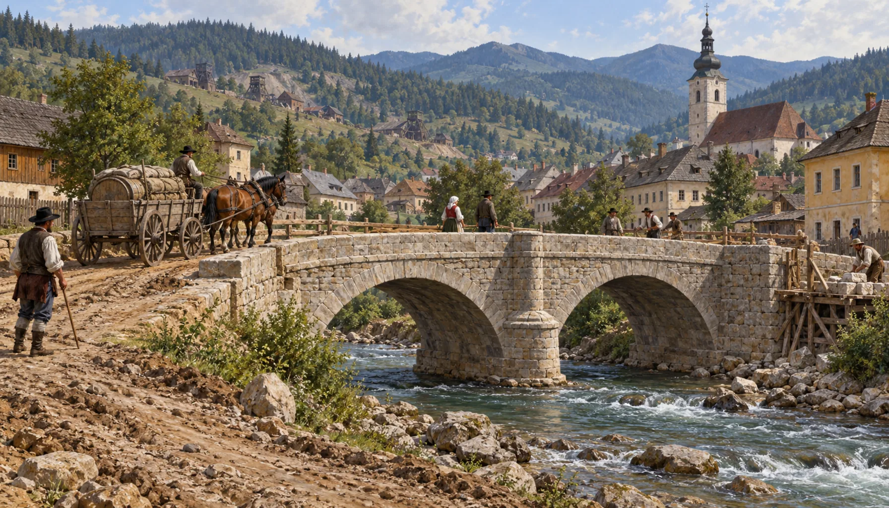 A stone bridge, and the end of serfdom