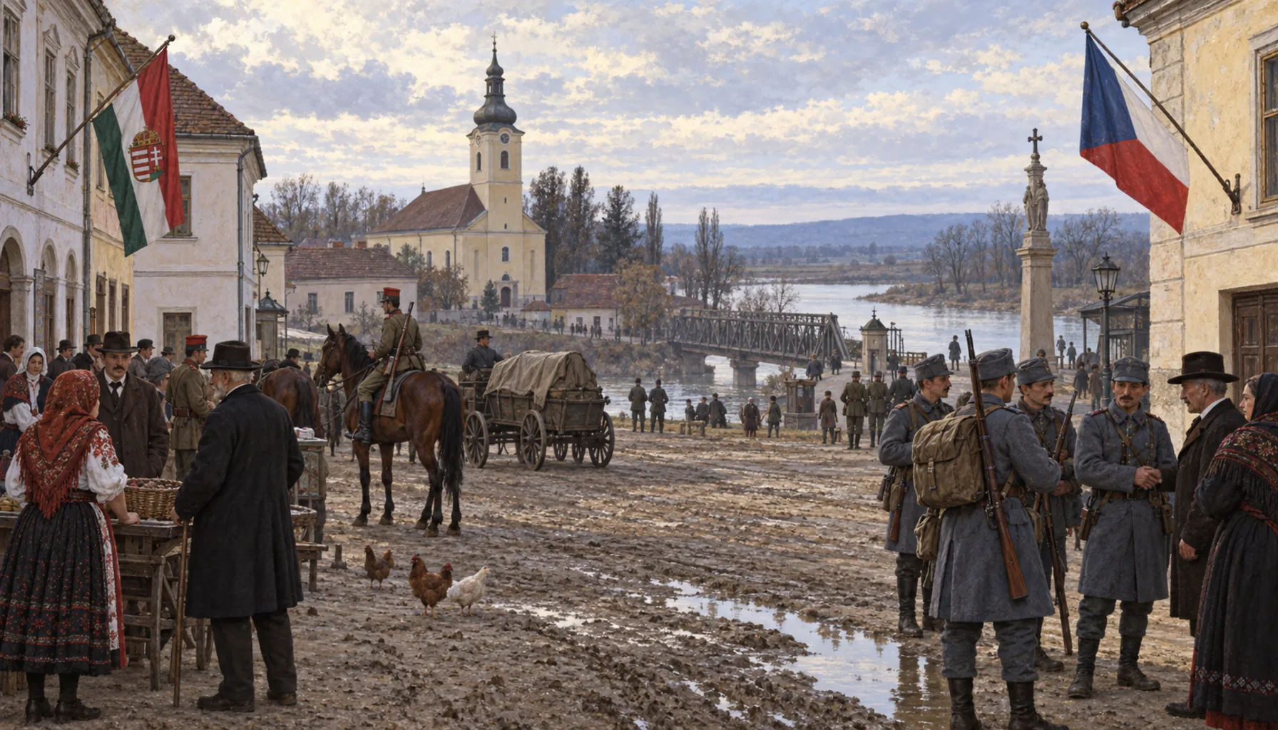 A Hungarian town in a Slav republic