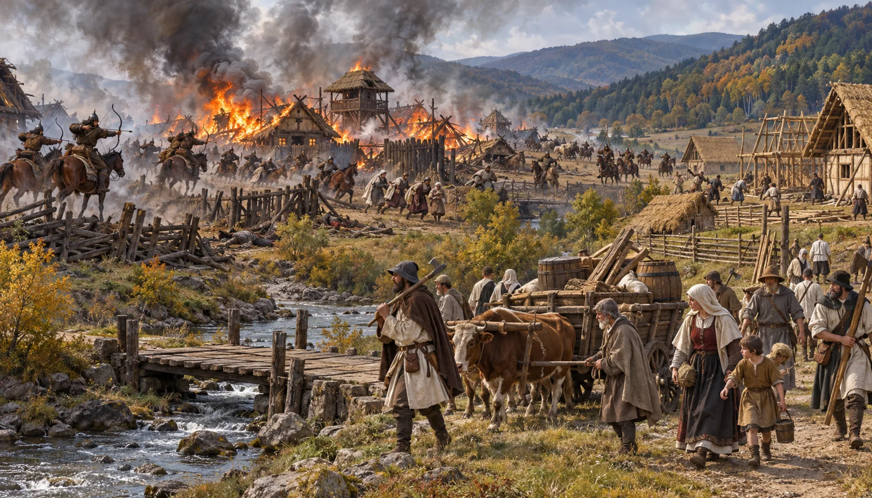 Settlers after the invasion