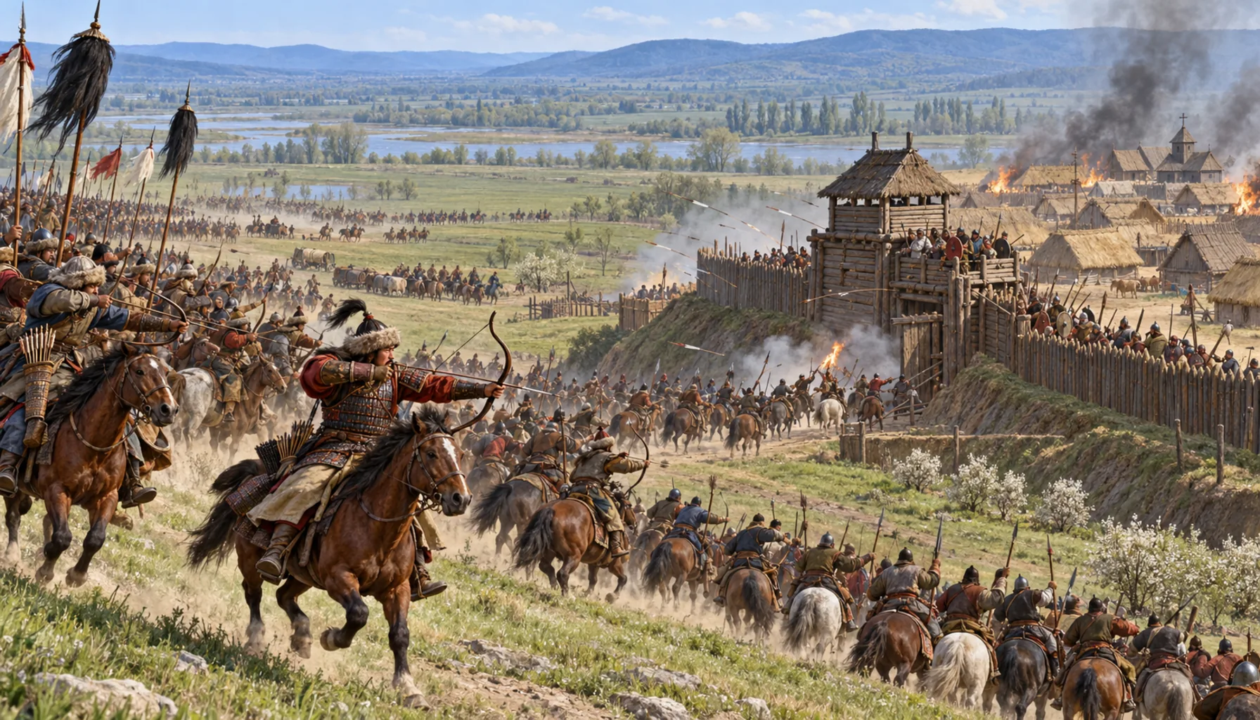 The Mongols come, and the written record begins