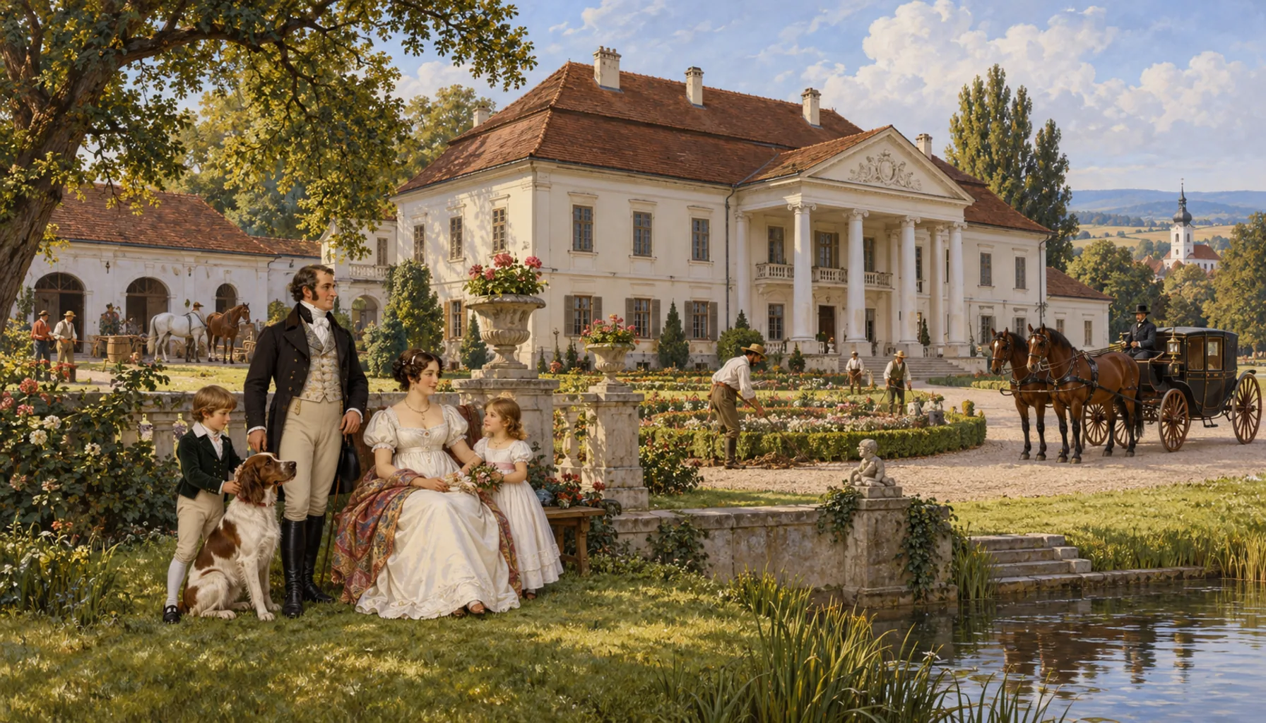 The Sztáray family and the manor house