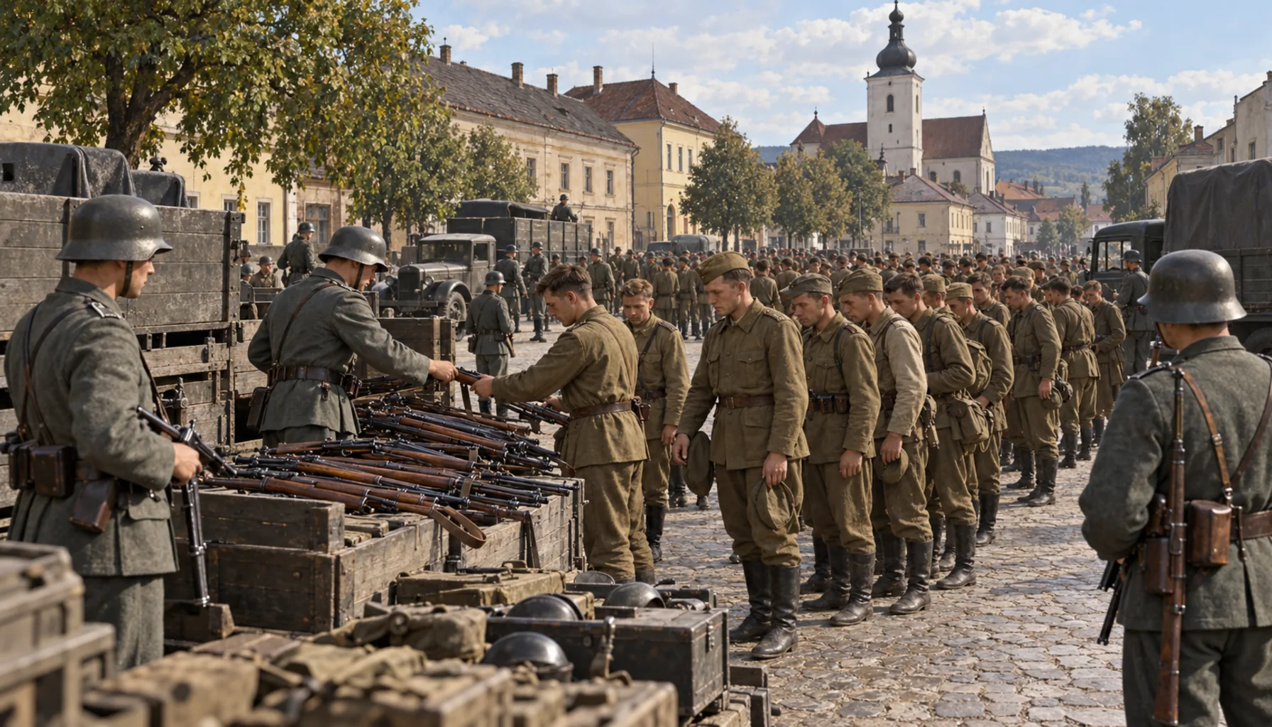 The Uprising in the east, and the front