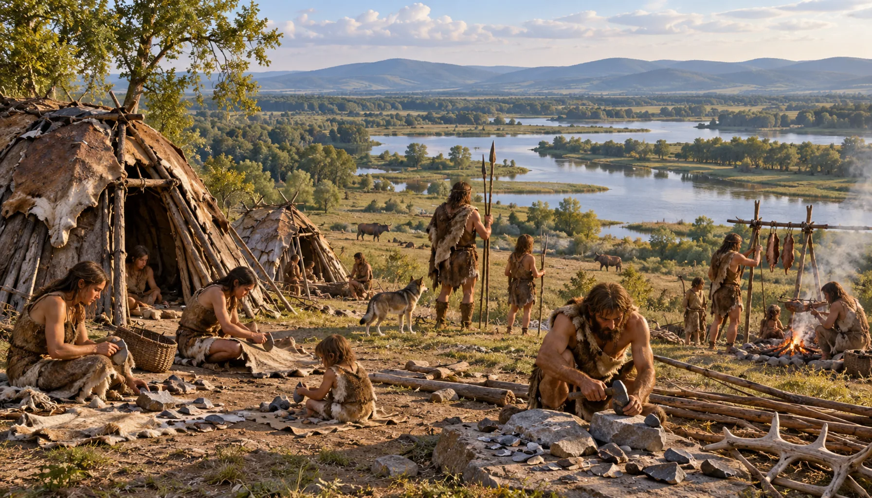 People here long before the town