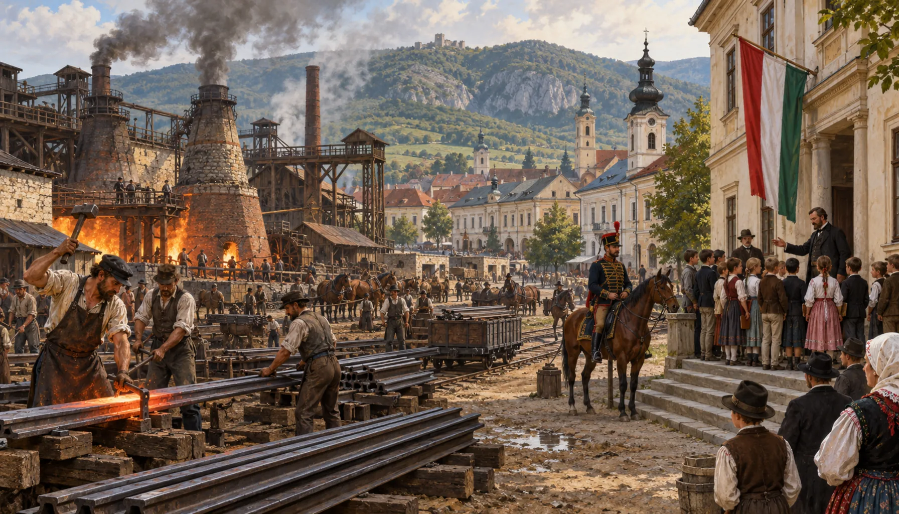 Rails, furnaces and the pressure to be Hungarian