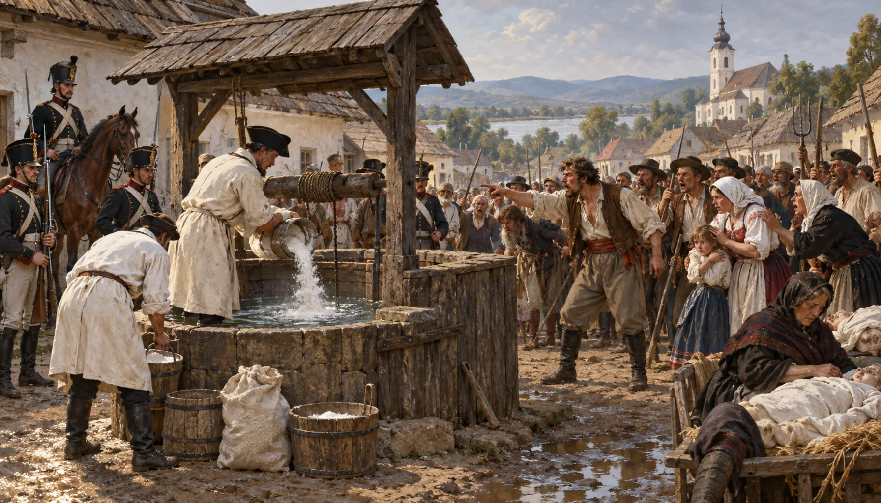 Cholera, rumour and revolt