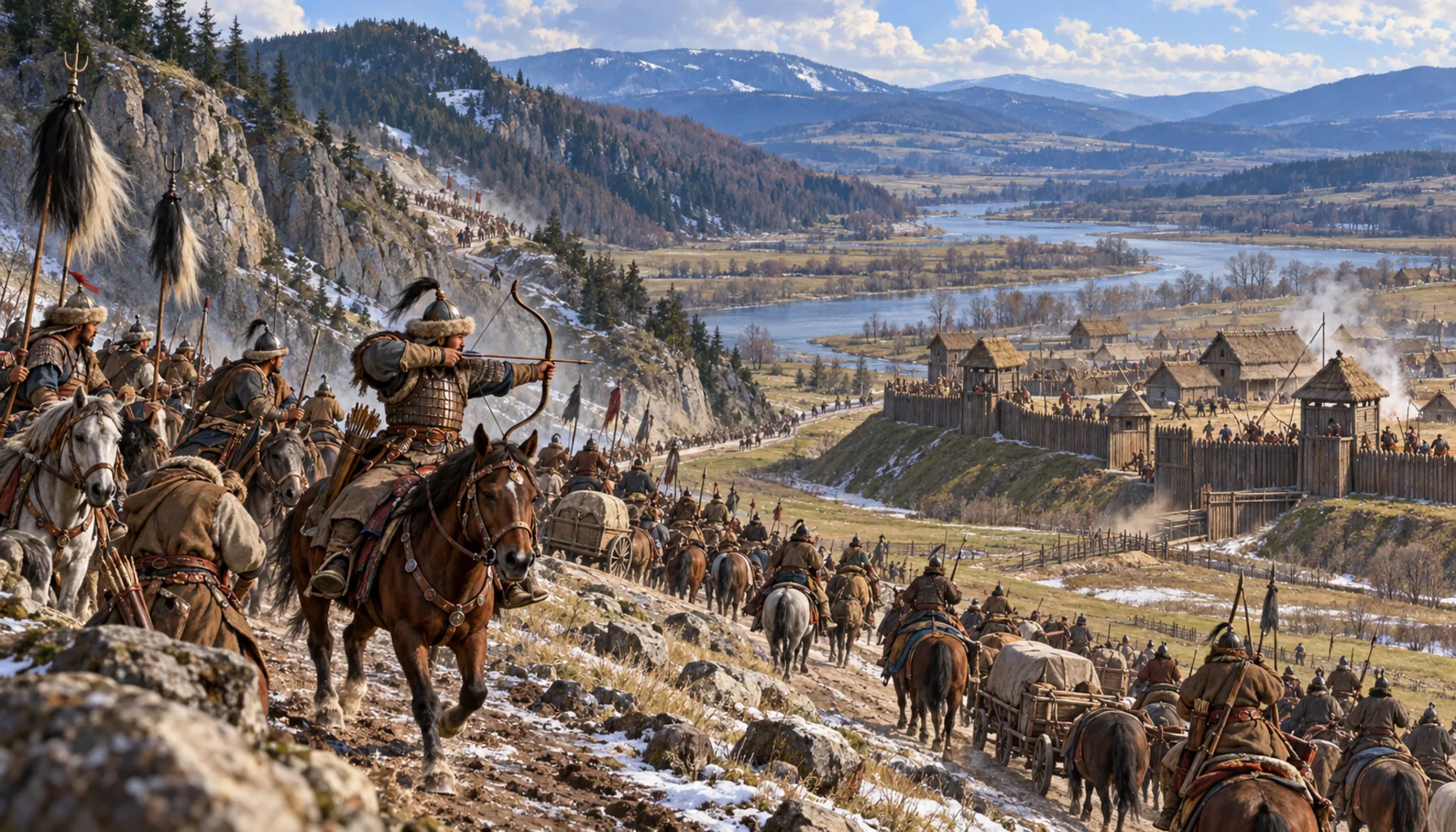 The road the Mongols took