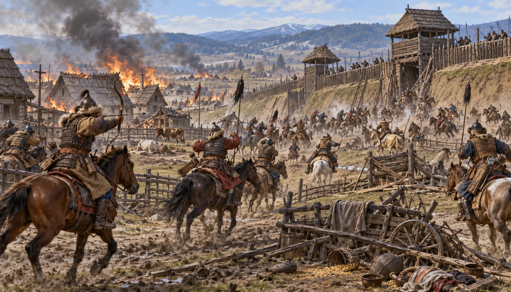 The Mongols, and the settlers who came after