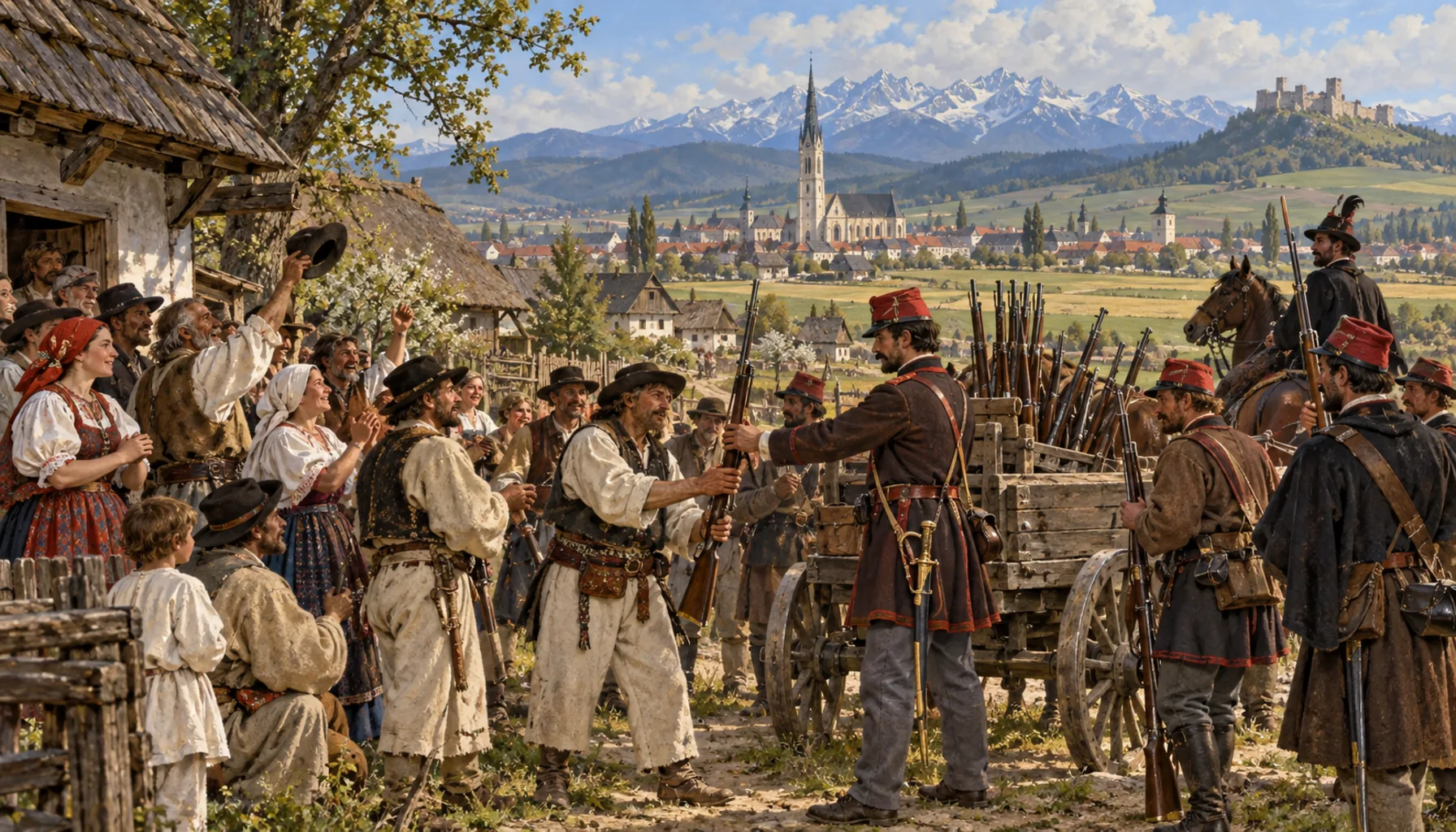Serfdom ends, and the guns arrive