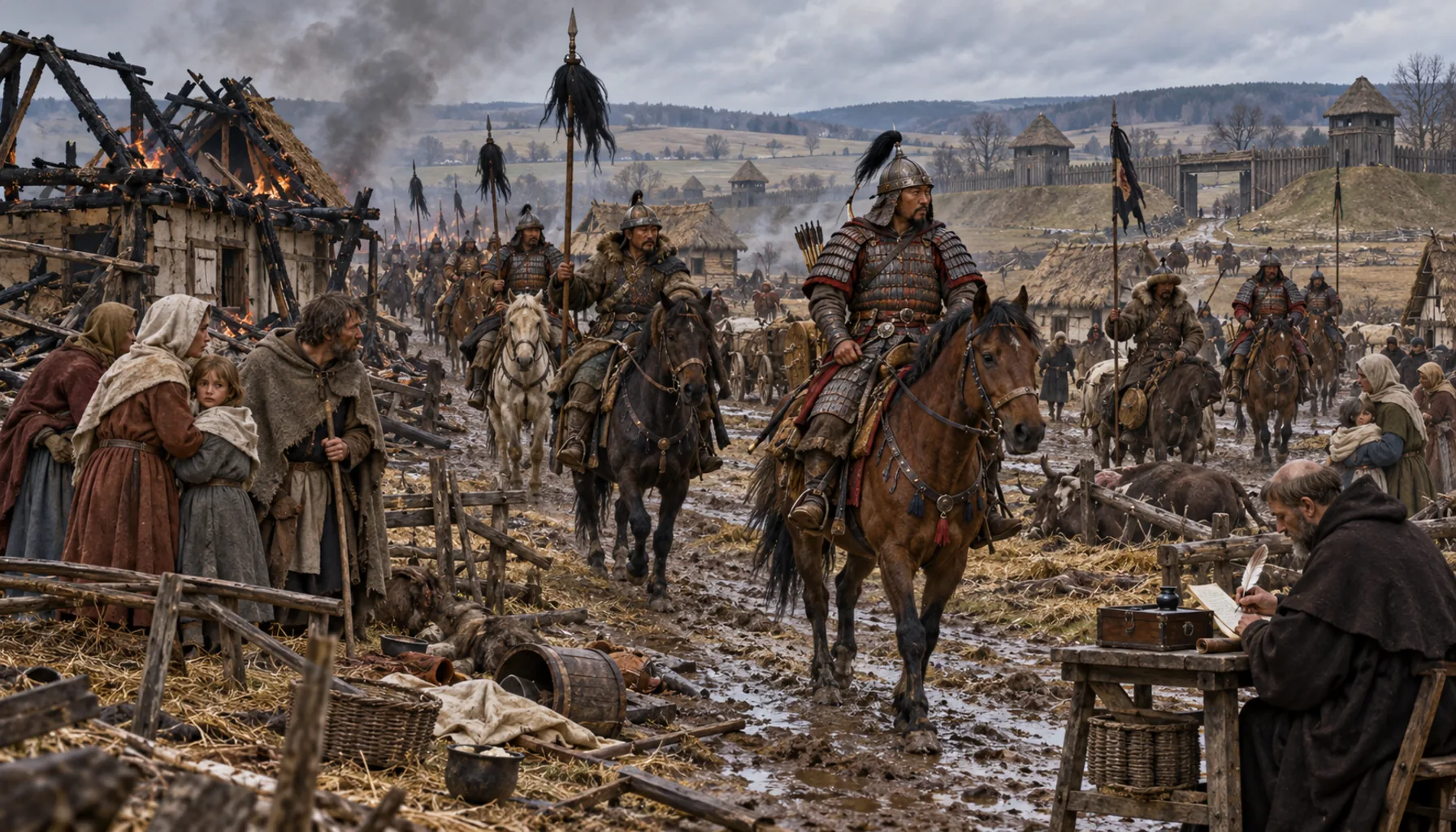 The Mongols pass, and a Latin village is written down
