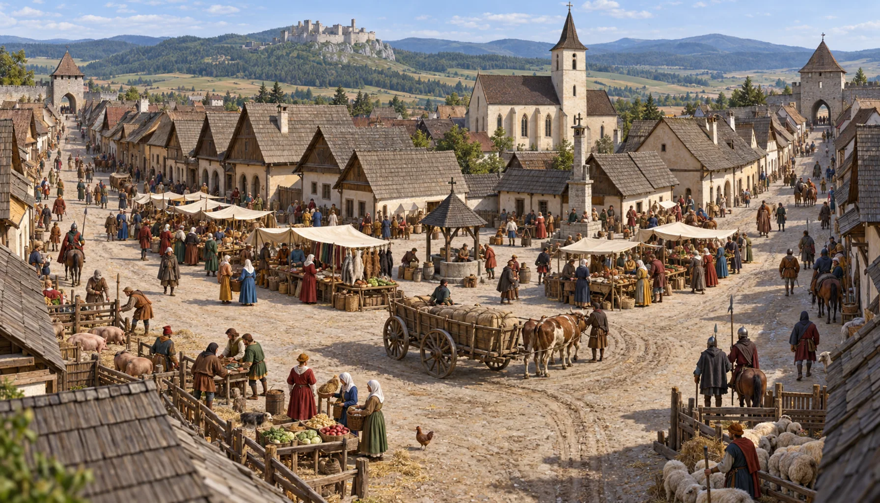 The square, and who lived on it
