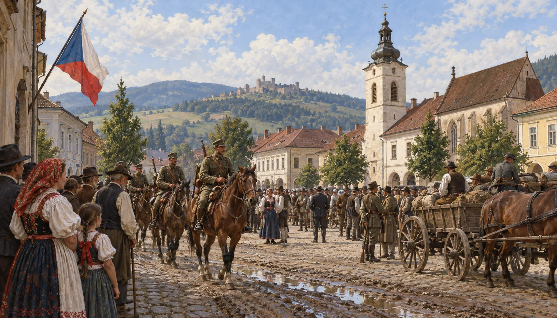 Czechoslovakia, and a summer of fighting