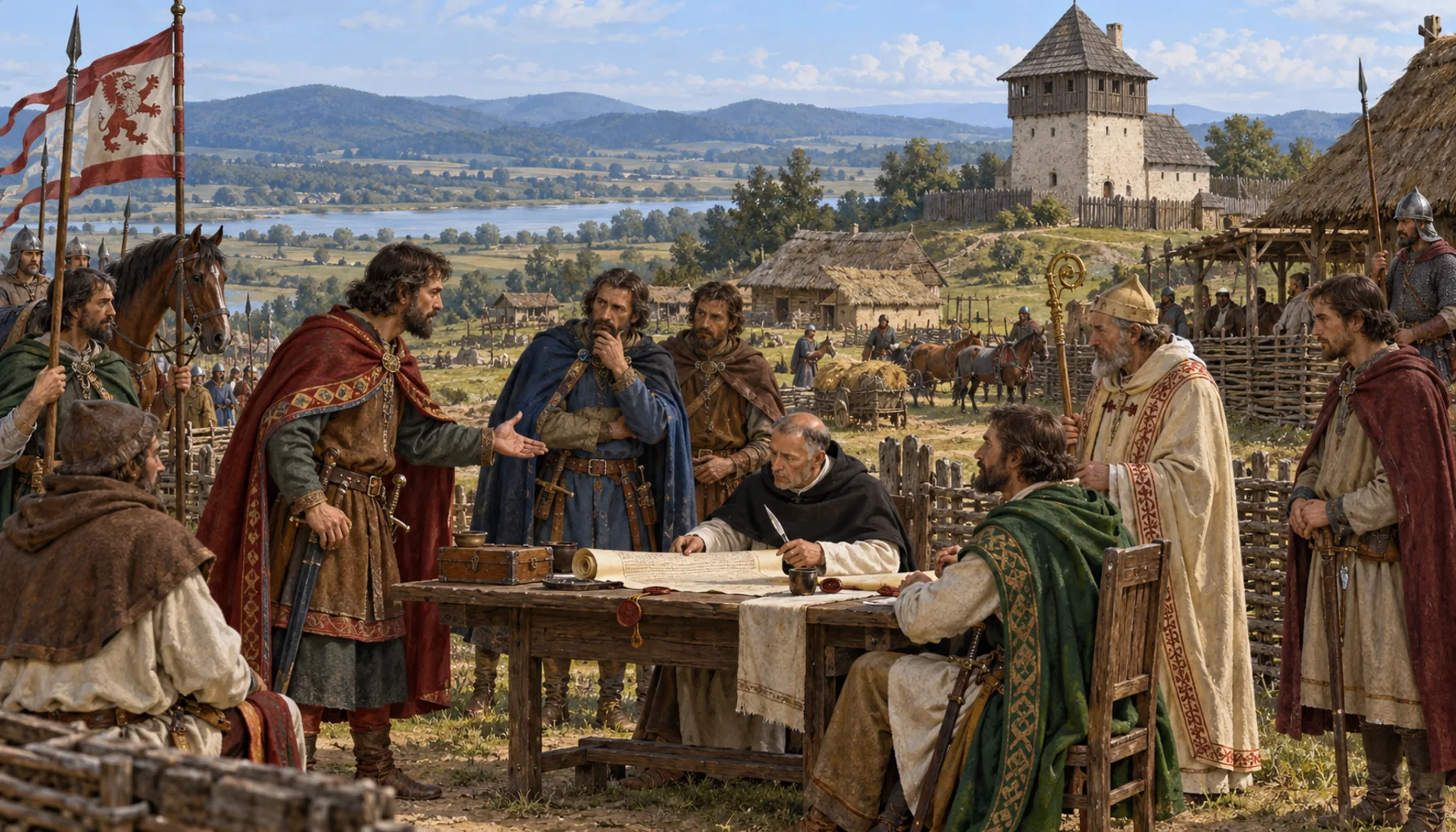 First written down in an inheritance quarrel