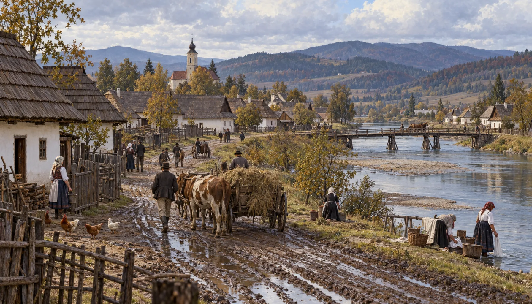 A village in the poorest corner of the republic