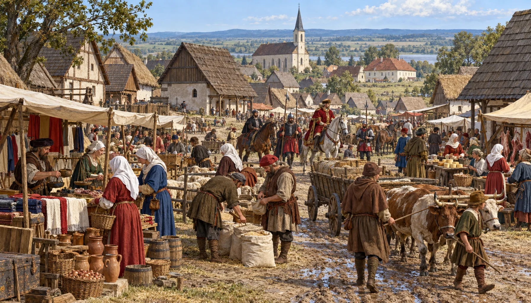 A market town of the Drugeths
