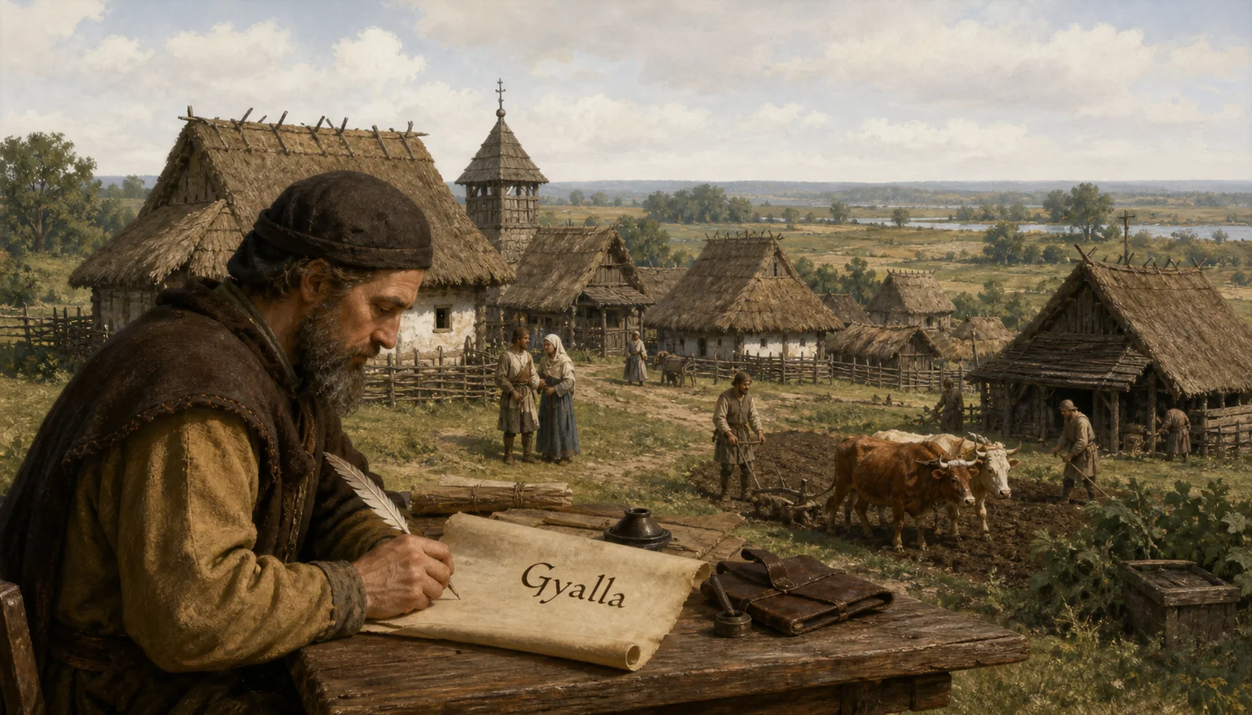 A name written down: Gyalla