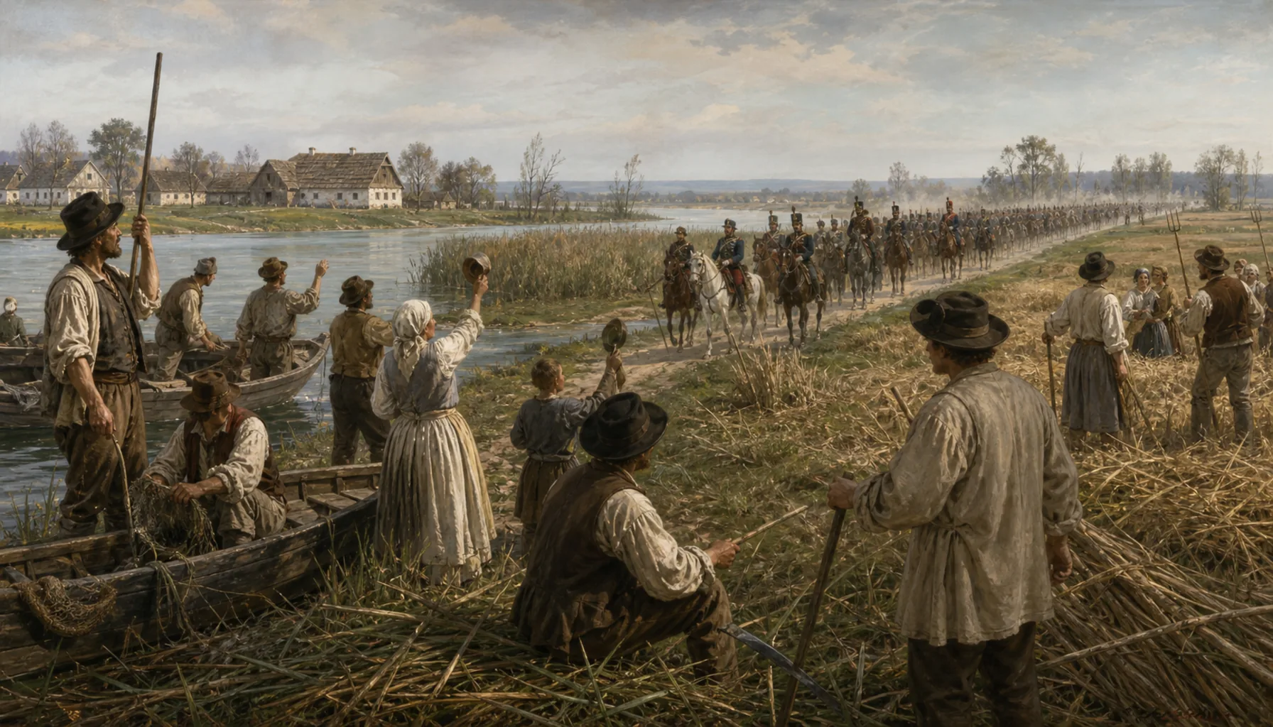 Serfdom ends; the armies come down the Váh