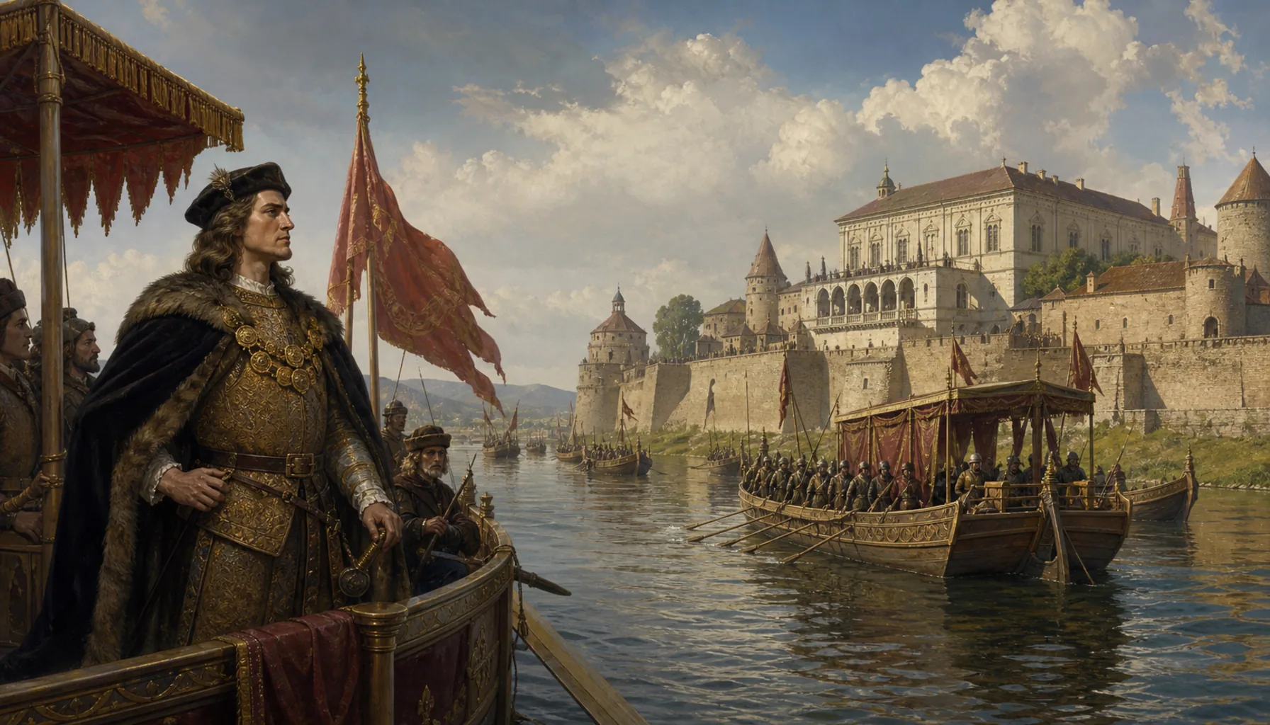 Matthias Corvinus and his river fleet