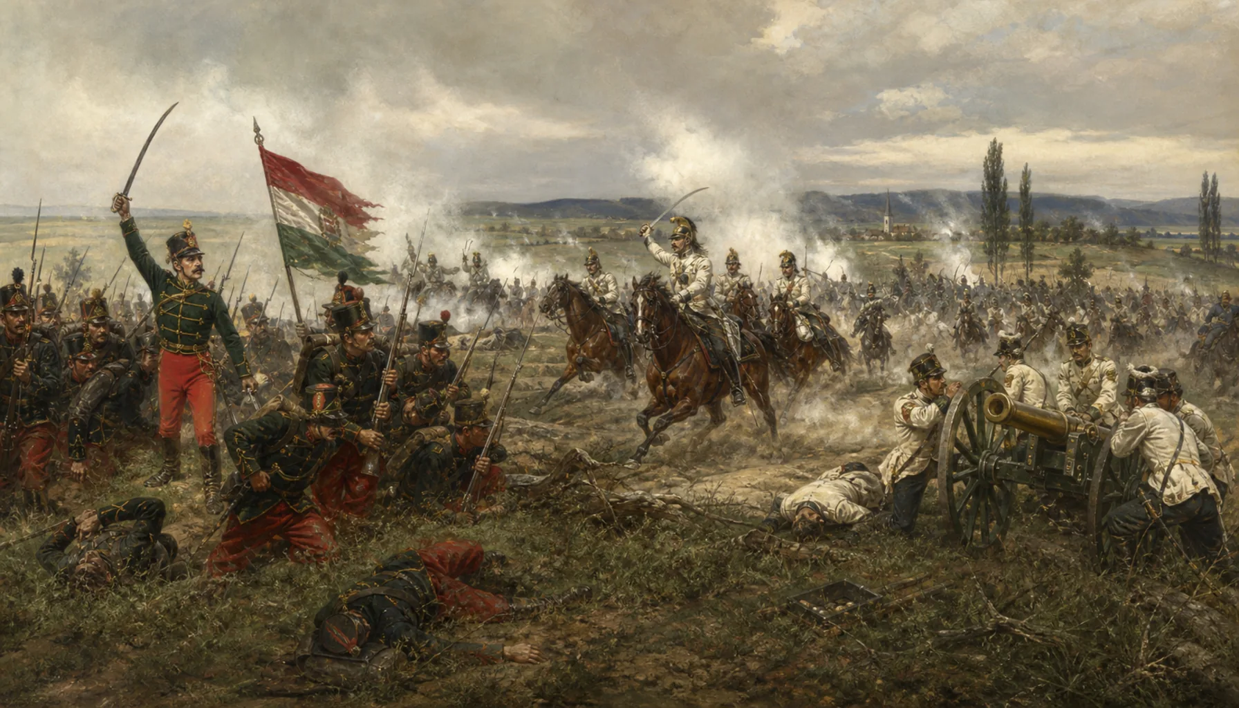 The battle at Veľké Šarluhy