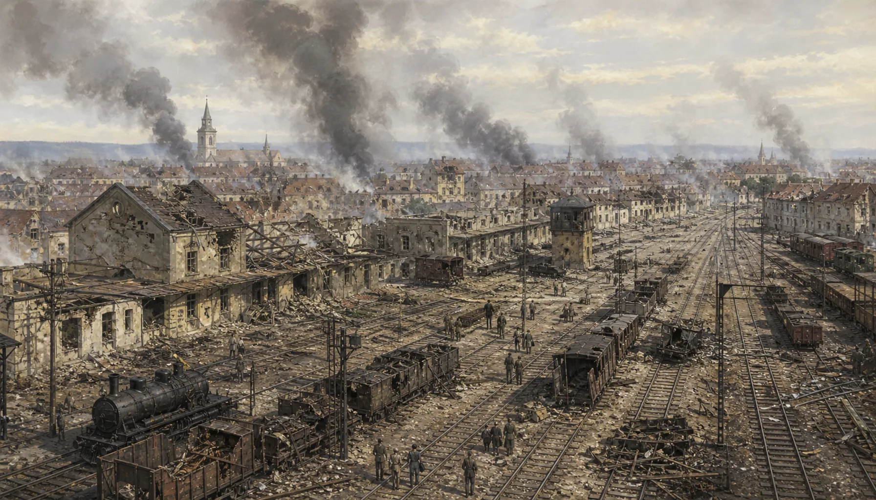 The most bombed town in Slovakia