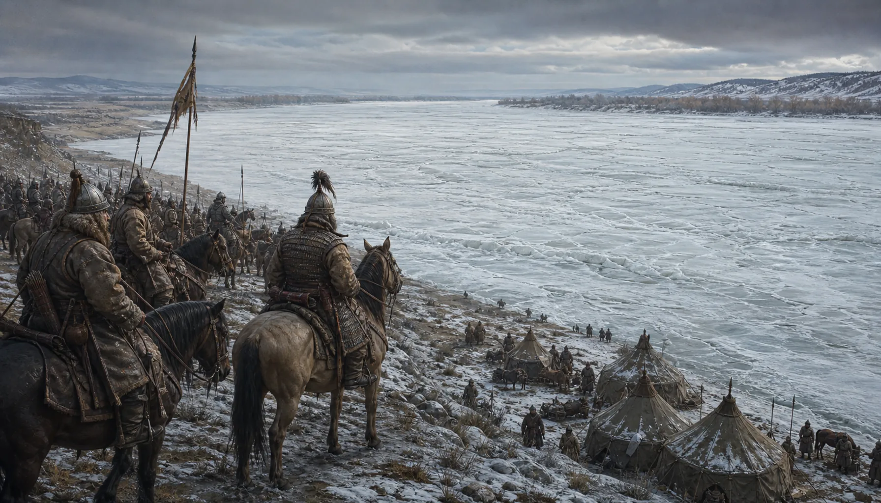 The winter the river froze