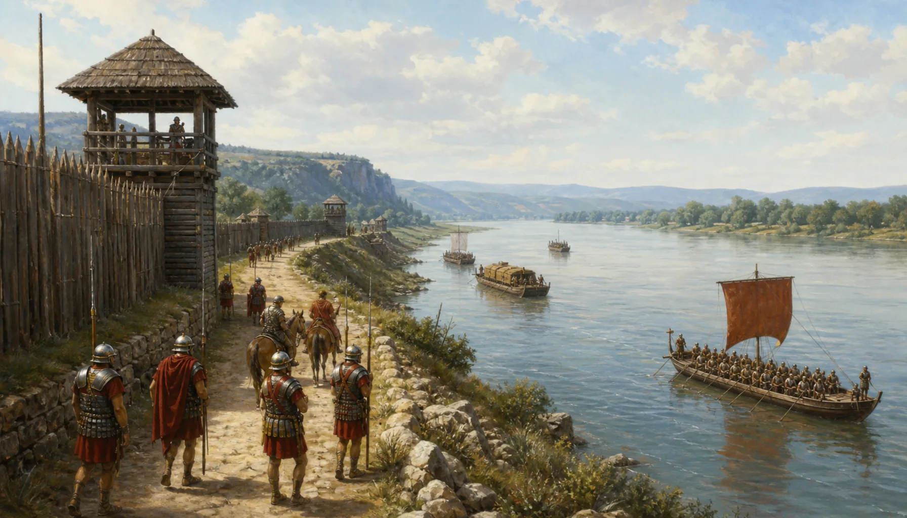 A frontier that was also a road