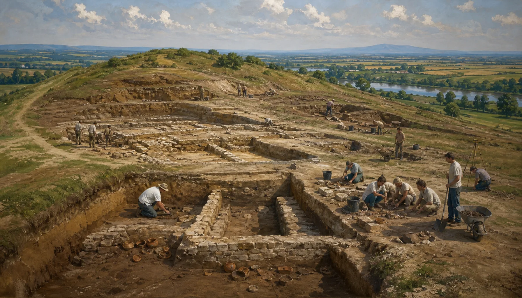 Four thousand years on one rise