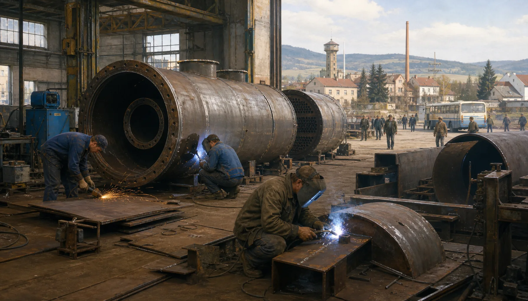 Steel, and everybody else commutes