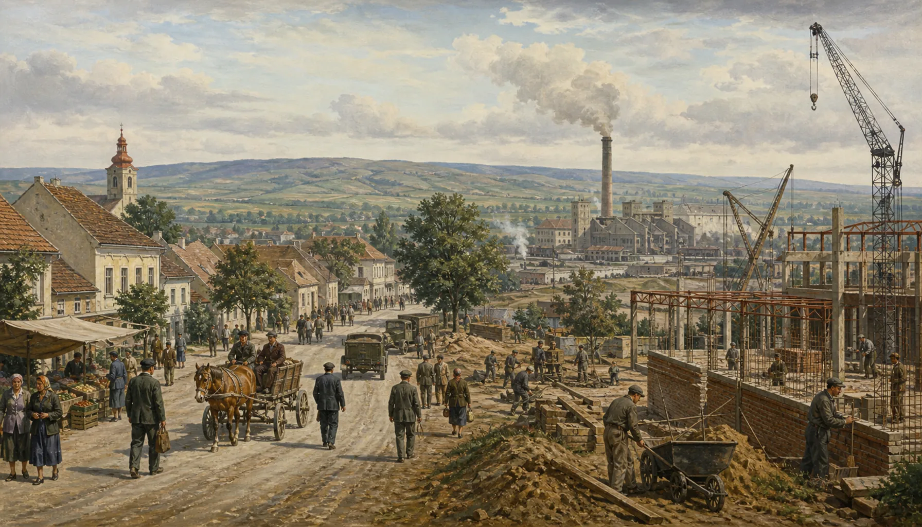 From market town to factory town